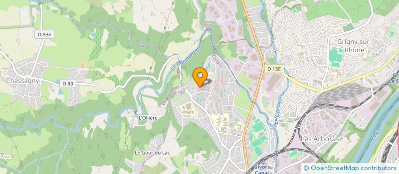 localisation de l'entreprise MONSIEUR MICHAEL FLYNN  GIVORS