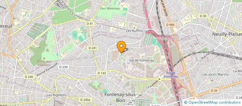 localisation de l'entreprise MONSIEUR MICHAEL FONTANA à FONTENAY-SOUS-BOIS