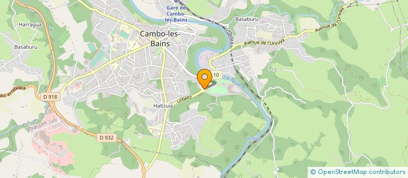 localisation de l'entreprise MONSIEUR MICHAEL FOSSE  CAMBO-LES-BAINS