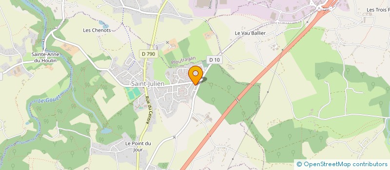 localisation de l'entreprise MONSIEUR MICHAEL FOUREL  SAINT-JULIEN