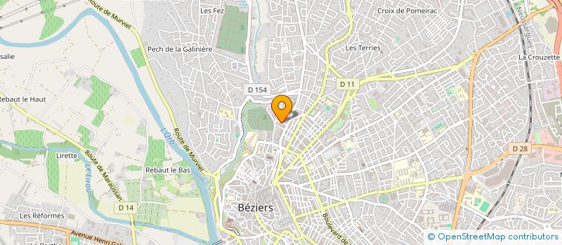 localisation de l'entreprise MONSIEUR MICHAEL FRAMMOLINI BUONFIGLIO à BEZIERS