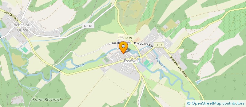 localisation de l'entreprise MONSIEUR MICHAEL FRANCOIS  ESSOYES