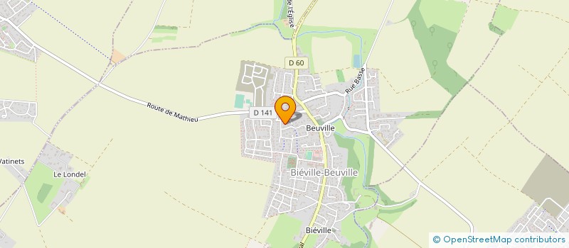 localisation de l'entreprise MONSIEUR MICHAEL FRANCOISE  BIEVILLE-BEUVILLE