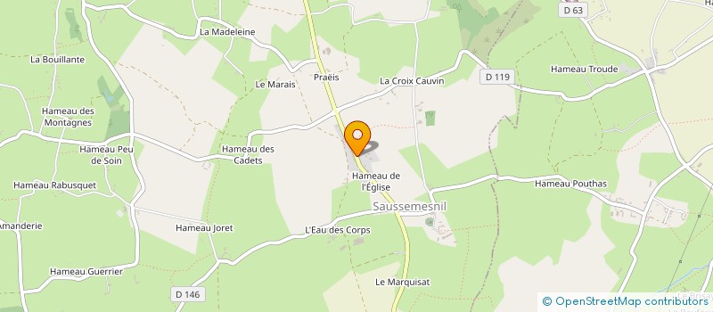 localisation de l'entreprise MONSIEUR MICHAEL FREMY  SAUSSEMESNIL