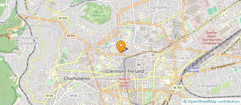 localisation de l'entreprise MONSIEUR MICHAEL FRITSCH  CLERMONT-FERRAND