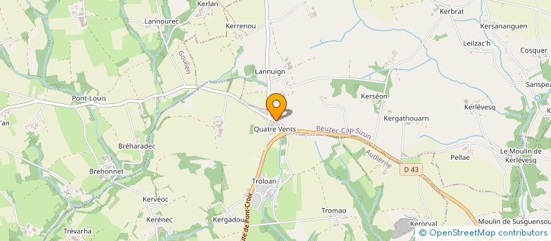 localisation de l'entreprise MONSIEUR MICHAEL FUNK  AUDIERNE