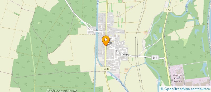 localisation de l'entreprise MONSIEUR MICHAEL FURSTENBERGER  PORTE DU RIED