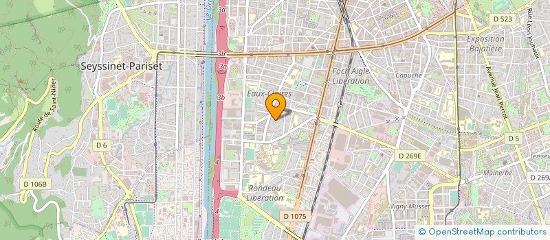 localisation de l'entreprise MONSIEUR MICHAEL FUSELIER  GRENOBLE