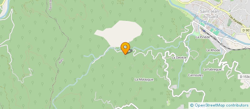 localisation de l'entreprise MONSIEUR MICHAEL GABRIAC  SAINT-JEAN-DU-GARD