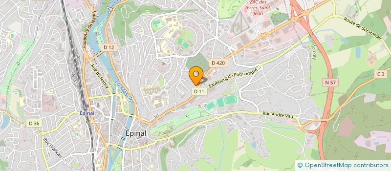 localisation de l'entreprise MONSIEUR MICHAEL GAIRE à EPINAL