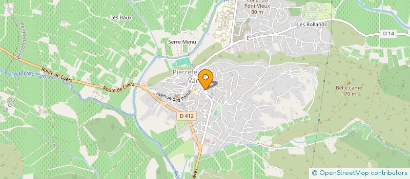 localisation de l'entreprise MONSIEUR MICHAEL GALBES  PIERREFEU-DU-VAR