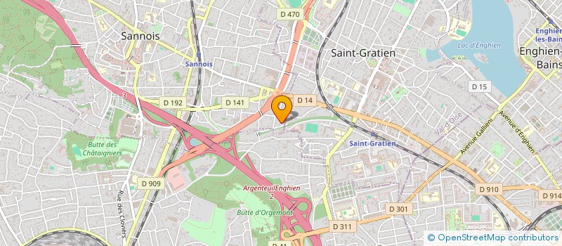 localisation de l'entreprise MONSIEUR MICHAEL GALIPO  SANNOIS