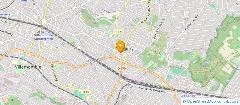 localisation de l'entreprise MONSIEUR MICHAEL GALLET  GAGNY