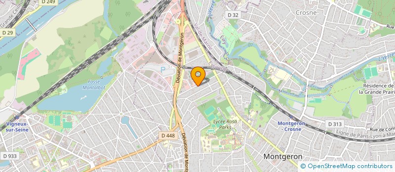 localisation de l'entreprise MONSIEUR MICHAEL GAMEIRO  MONTGERON