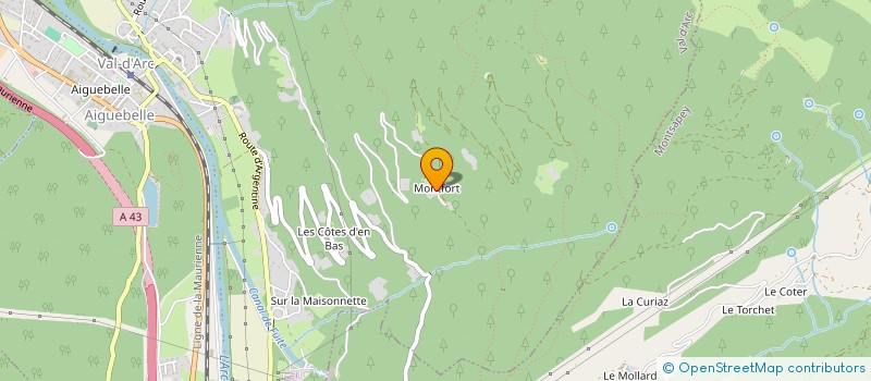 localisation de l'entreprise MONSIEUR MICHAEL GARCIA  VAL-D'ARC