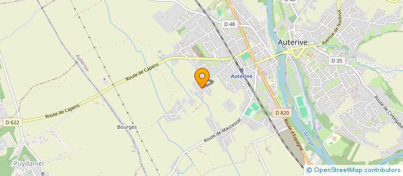 localisation de l'entreprise MONSIEUR MICHAEL GARGAUD  AUTERIVE