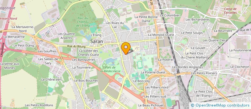 localisation de l'entreprise MONSIEUR MICHAEL GARNIER à SARAN