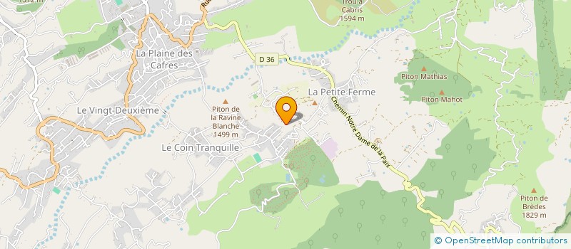 localisation de l'entreprise MONSIEUR MICHAEL GARNIER  LE TAMPON