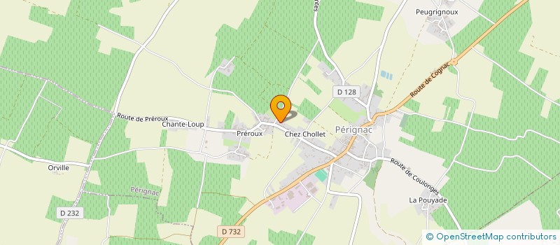 localisation de l'entreprise MONSIEUR MICHAEL GARRAUD à PERIGNAC