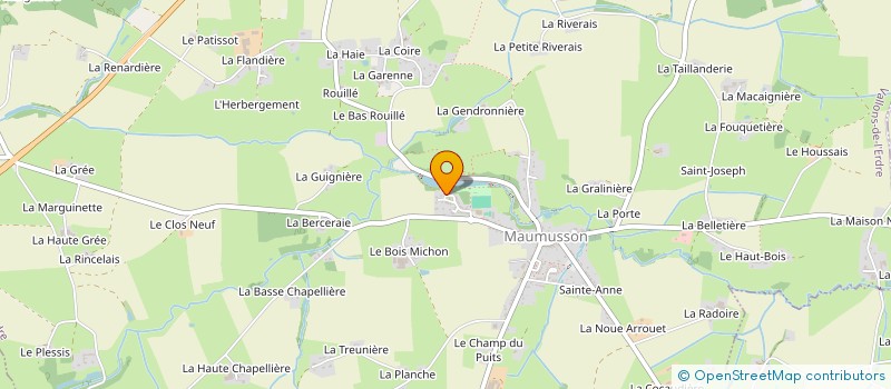 localisation de l'entreprise MONSIEUR MICHAEL GASNIER  VALLONS-DE-L'ERDRE