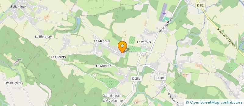 localisation de l'entreprise MONSIEUR MICHAEL GAUDET-TRAFIT à SAINT-JEAN-D'AVELANNE