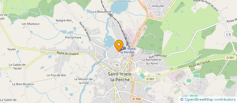 localisation de l'entreprise MONSIEUR MICHAEL GAUTHIER à ST YRIEIX LA PERCHE
