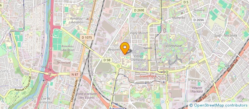 localisation de l'entreprise MONSIEUR MICHAEL GENTE  GRENOBLE