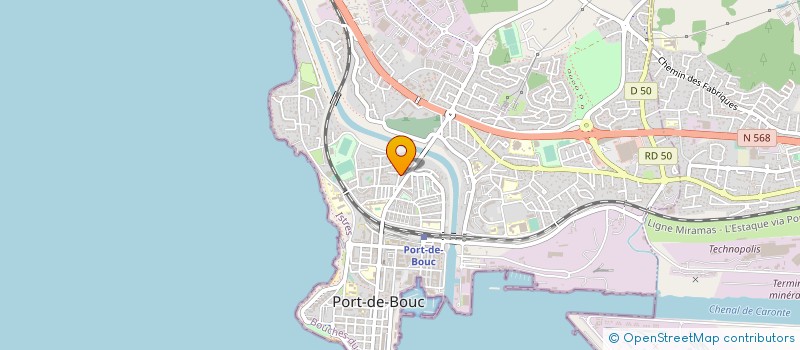 localisation de l'entreprise MONSIEUR MICHAEL GENTILE  PORT-DE-BOUC