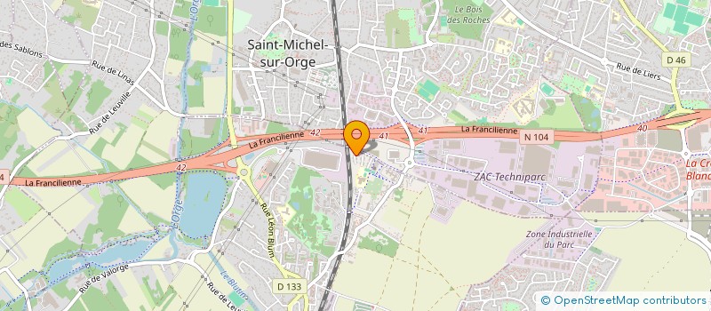localisation de l'entreprise MONSIEUR MICHAEL GENTILUCCI à BRETIGNY-SUR-ORGE