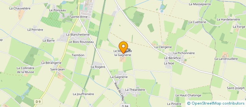 localisation de l'entreprise MONSIEUR MICHAEL GEREMY  LE CELLIER