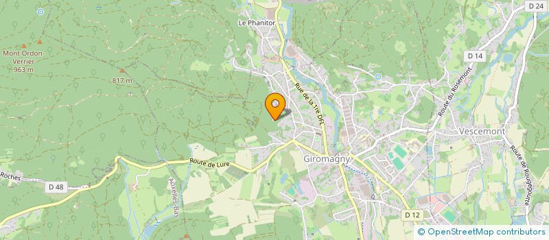 localisation de l'entreprise MONSIEUR MICHAEL GESTER  CHAMPAGNEY