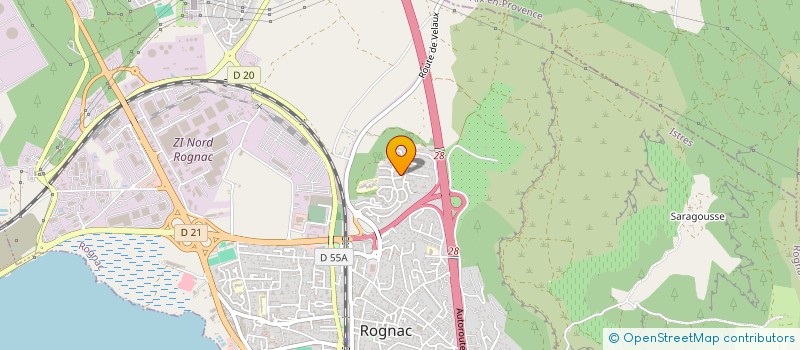 localisation de l'entreprise MONSIEUR MICHAEL GHIBAUDO  ROGNAC