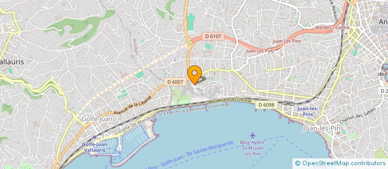 localisation de l'entreprise MONSIEUR MICHAEL GIACOMAZZO à ANTIBES