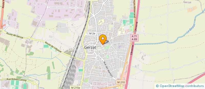 localisation de l'entreprise MONSIEUR MICHAEL GIDAS  CEBAZAT