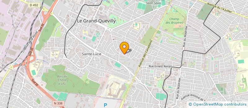 localisation de l'entreprise MONSIEUR MICHAEL GILBERT à LE GRAND-QUEVILLY
