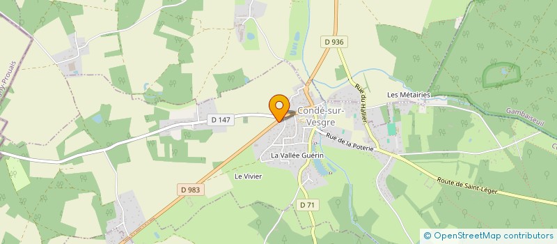 localisation de l'entreprise MONSIEUR MICHAEL GILBERT à CONDE-SUR-VESGRE