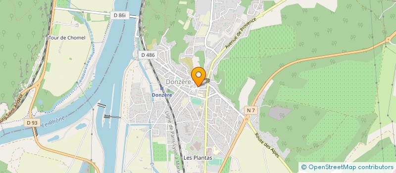 localisation de l'entreprise MONSIEUR MICHAEL GILLES  DONZERE