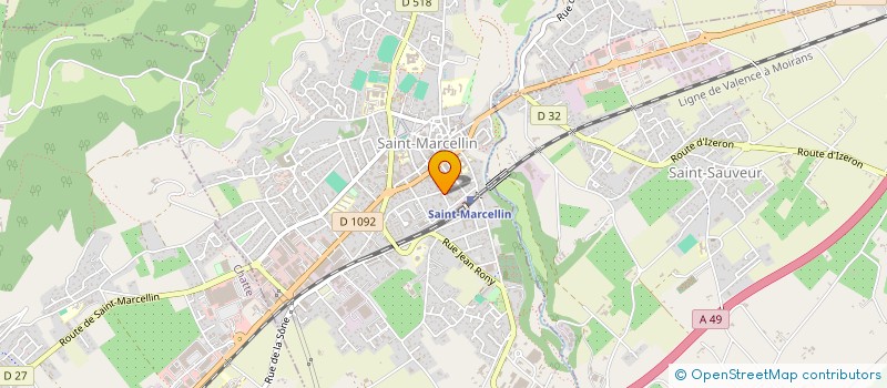 localisation de l'entreprise MONSIEUR MICHAEL GIORIA  SAINT-MARCELLIN