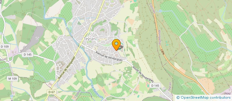 localisation de l'entreprise MONSIEUR MICHAEL GIROD  TEYRAN