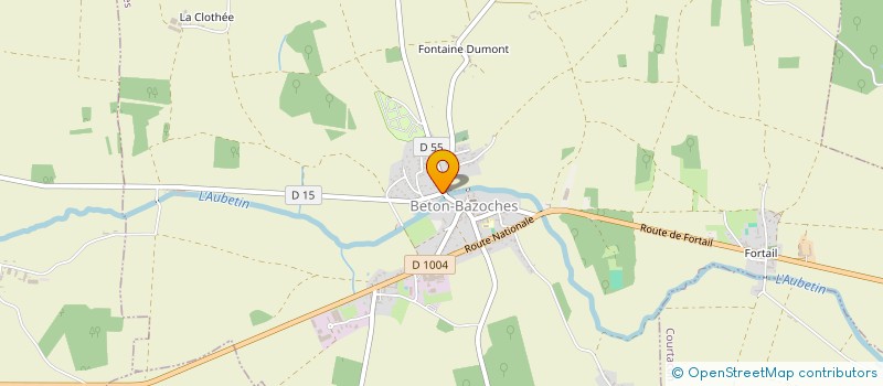 localisation de l'entreprise MONSIEUR MICHAEL GIROIR  BETON-BAZOCHES