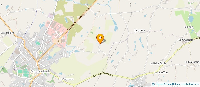 localisation de l'entreprise MONSIEUR MICHAEL GLOVER  MONCOUTANT-SUR-SEVRE