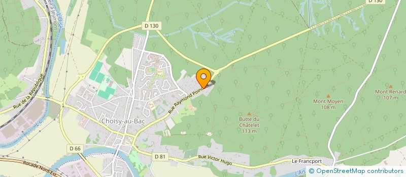 localisation de l'entreprise MONSIEUR MICHAEL GODFROID  CHOISY-AU-BAC