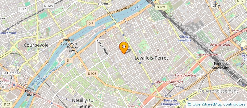 localisation de l'entreprise MONSIEUR MICHAEL GOLDMANN à LEVALLOIS-PERRET