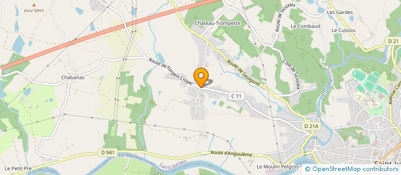 localisation de l'entreprise MONSIEUR MICHAEL GOMBOC à SAINT-JUNIEN