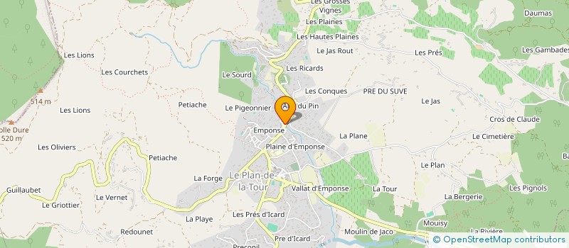 localisation de l'entreprise MONSIEUR MICHAEL GOMEZ à LE PLAN-DE-LA-TOUR