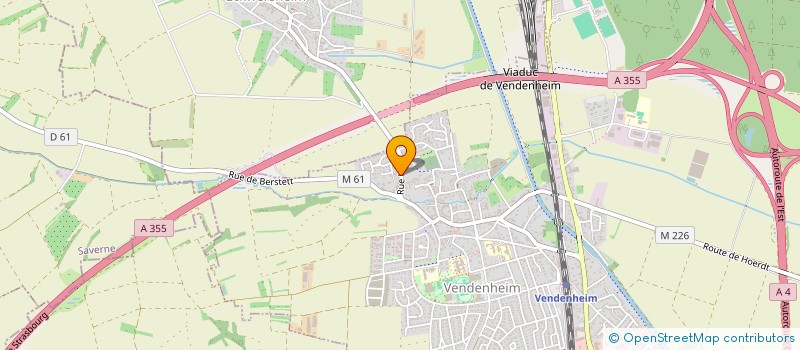 localisation de l'entreprise MONSIEUR MICHAEL GONCALVES DA SILVA PEREIRA  VENDENHEIM