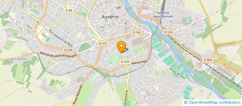 localisation de l'entreprise MONSIEUR MICHAEL GONNET à AUXERRE