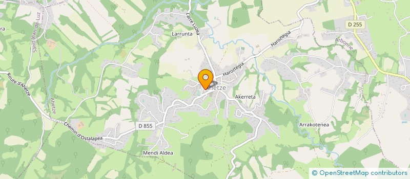 localisation de l'entreprise MONSIEUR MICHAEL GONZALEZ  LA BASTIDE-CLAIRENCE