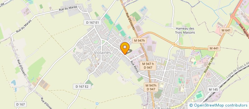 localisation de l'entreprise MONSIEUR MICHAEL GOUDOU  VIOLAINES