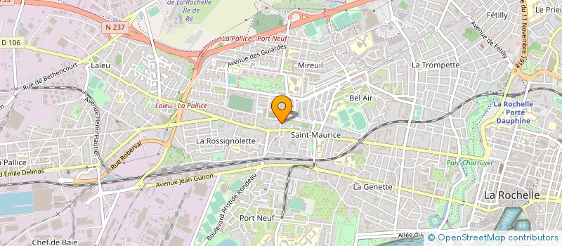 localisation de l'entreprise MONSIEUR MICHAEL GOUIN  LA ROCHELLE